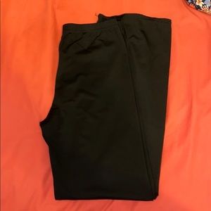 Varsity Spirt DANCE  wide leg black pants